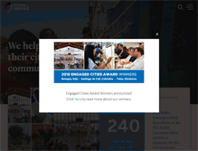 Tablet Screenshot of citiesofservice.org